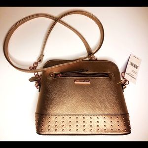 Madden Girl Rose Gold Crossbody Purse (NWT)